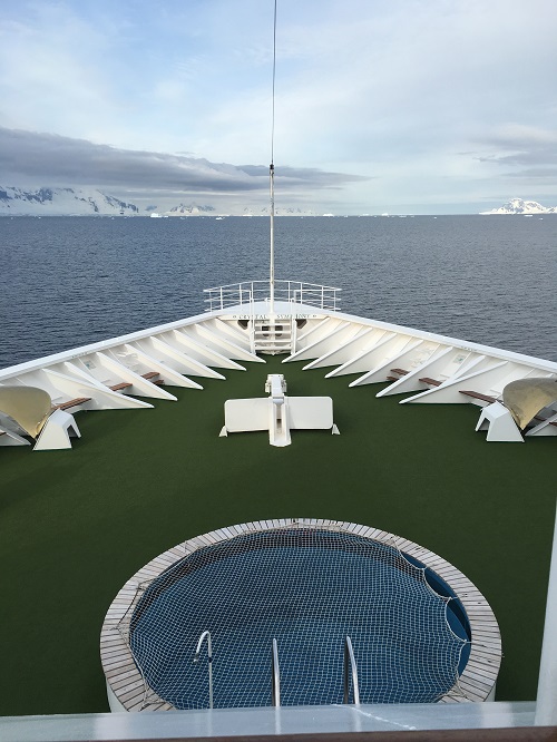 Evening Front of Ship