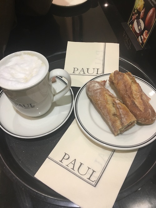 Paul - pre-matinee snack