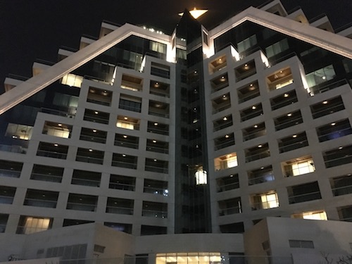 Raffles Night Exterior